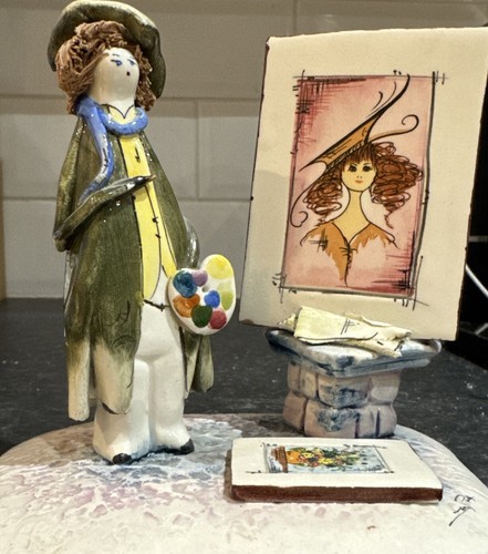 Zampiva figurine artist with - zampiva,