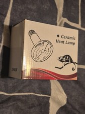 50-200W Reptile Ceramic Heat Emitter Bulb Infrared Heater Lamp Vivarium Black UK