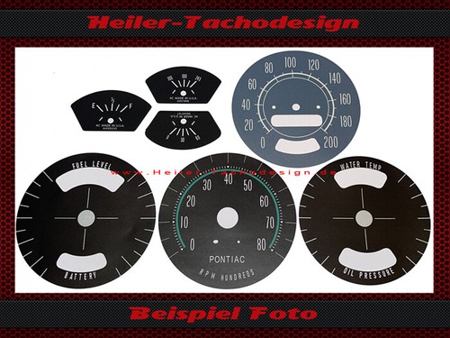 Set speedometer sticker with