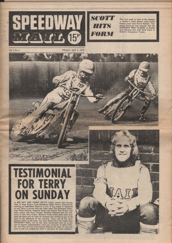 Speedway mail may - may, 1975