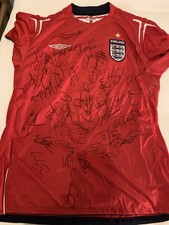 Squad Signed England Shirt