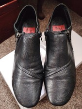Black Rieker Ladies Leather upper Shoes. UK Size 6.5 - EU 40.