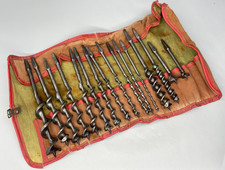 Vintage Wm Ridgway Auger Drill Bits Solid Centre Sorby  Woodworking Tool