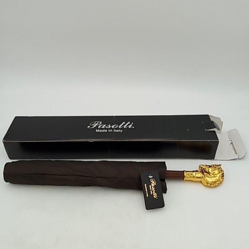 Pasotti umbrella mens - umbrella, brown