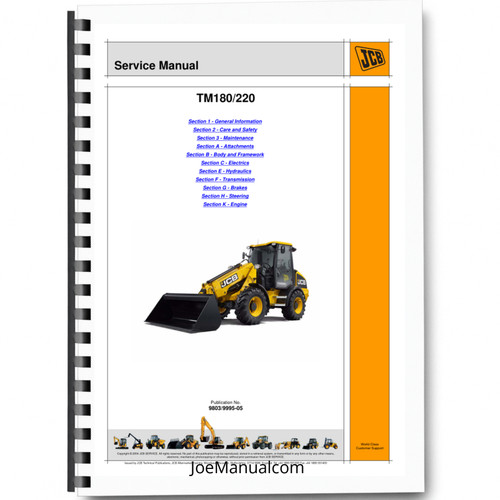 Jcb tm180 tm220 - jcb, telescopic