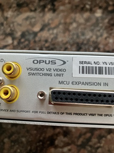 Opus vsu500 video - opus,