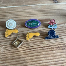 Set Of Six Pin Badges , Unison