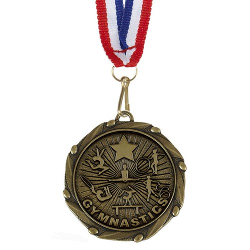 Female gymnastics medals with - gymnastics,