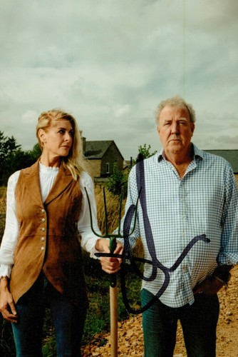 Jeremy clarkson signed 6x4 - jeremy,