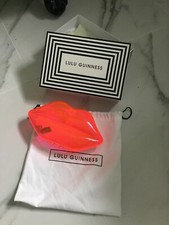 LULU GUINNESS micro pink clear