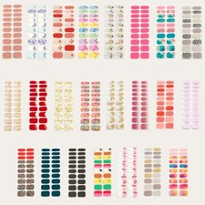 Mylee Pattern Gel Nail Wraps Long Lasting Pre-Cured Gel Stickers No Lamp Needed