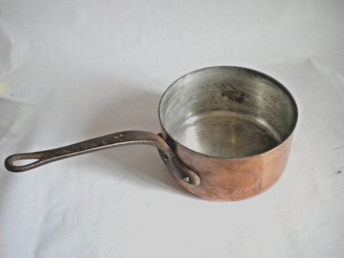 Vintage french copper pan - vintage,