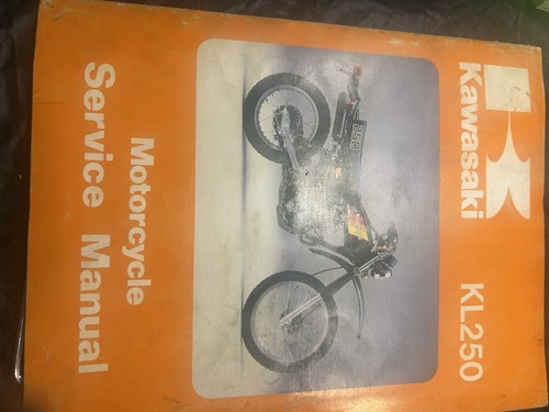 Kawasaki kl250 service repair - kawasaki,