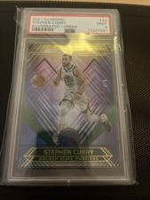 2021 Illusions Tephen Curry Illuminated Green /5 Psa 9 SSP