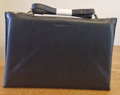 Bnwt whistles black leather - black,