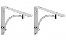 Pair Shelf Support Bracket WB-25 Heavy Duty High Load Wall Fixing WB-073025-01