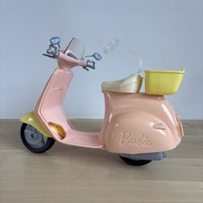 Barbie Pink Vespa Scooter / Moped / Motorcycle (suitable for Barbie sized dolls)