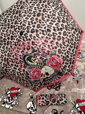 Ed Hardy Umbrella Auto Open &