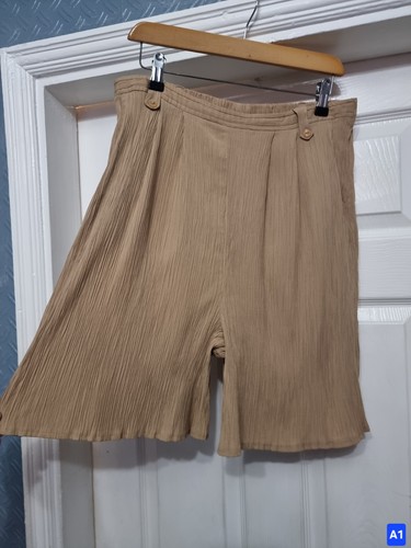Bonmarche beige pleated - bonmarche,