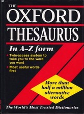 The Oxford Thesaurus by OUP Hardback Book The Cheap Fast Free Post