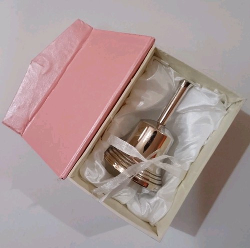 Silver coloured metal - coloured, handbell