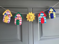 Handmade Crocheted Beach Hut &