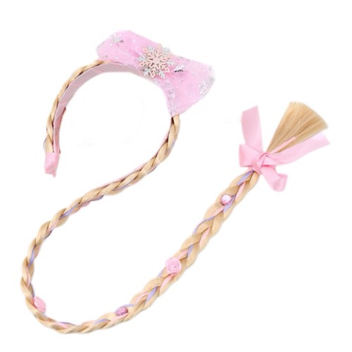 Girls pink snow princess long - girls,