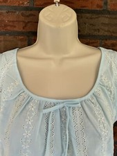 Vintage Nightgown Medium Blue