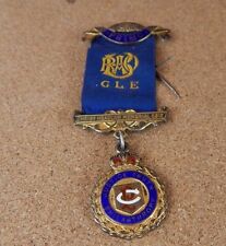 Vintage RAOB GLE Primo Jewel Chris.R Headlam Memorial 8312 sterling silver 1955