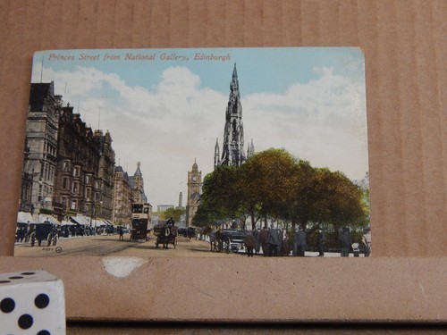 Postcard princess street from - postcard,