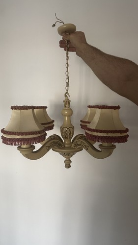 Set antique chandelier with - antique,