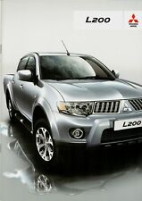 Mitsubishi L200 Pick-Up 2010-11 UK Market Sales Brochure Single Club Double Cab