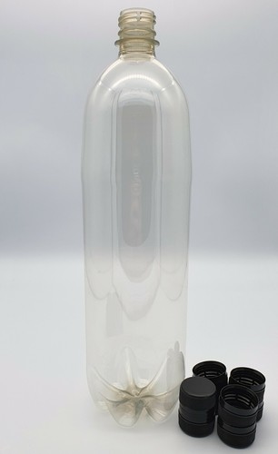 Clear plastic 1500ml pet - pet, screw