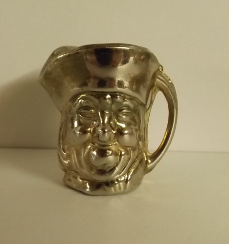 Small brass toby jug ornament - jug,