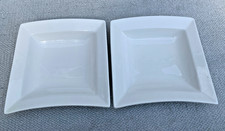 2 MAXWELL & WILLIAMS White Basics Curved Square Motion BOWLS