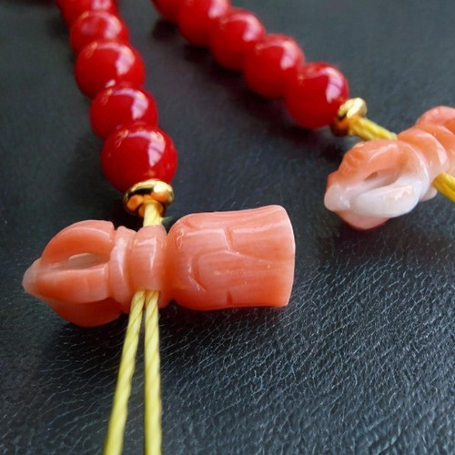 Antique tibetan coral - tibetan, and