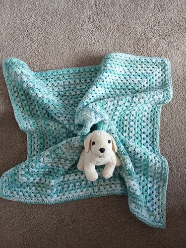 Hand crocheted baby boy - hand,