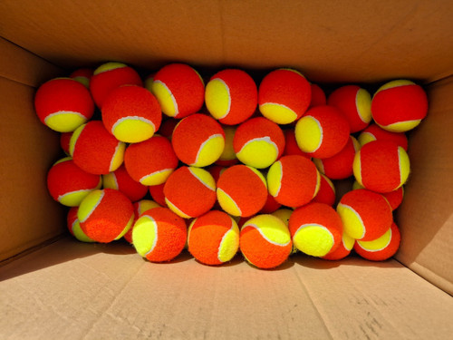 New orange tennis balls - new,