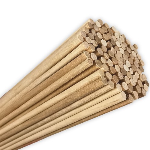 Wooden dowels 3mm - wooden, 20cm