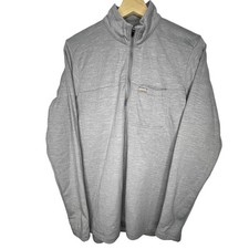 Ariat Rebar Workman Quarter Zip Long Sleeve Shirt Womens Small Grey Equestrian