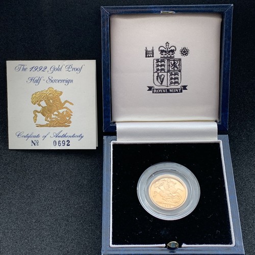 1992 proof half - 1992, sovereign