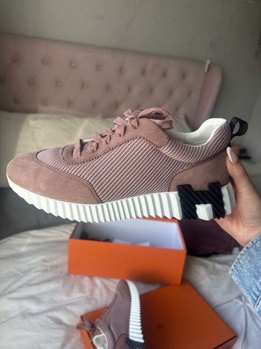 Hermès bouncing sneaker rose - hermÈs,