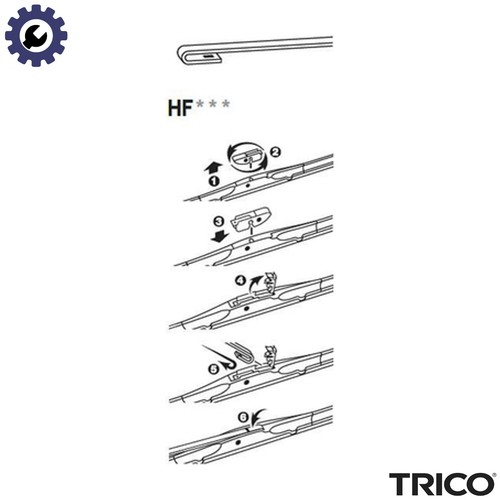 Wiper blade hf500l for kia - blade,
