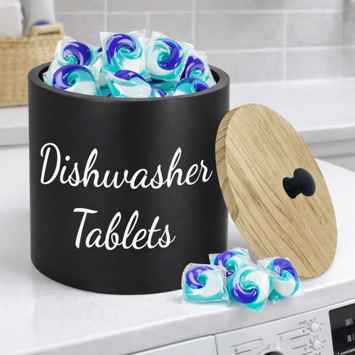 Dishwasher tablet container - dishwasher,