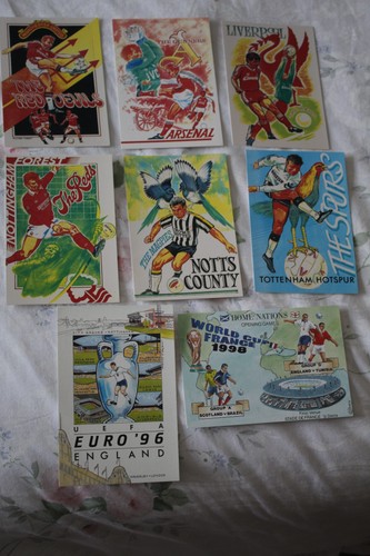 Football postcard series - football,