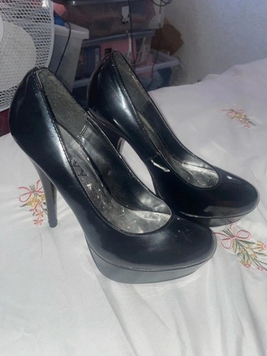 Black patent stiletto - stiletto, 6