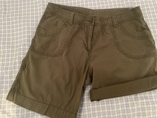 M&S Khaki Ladies Cargo Shorts