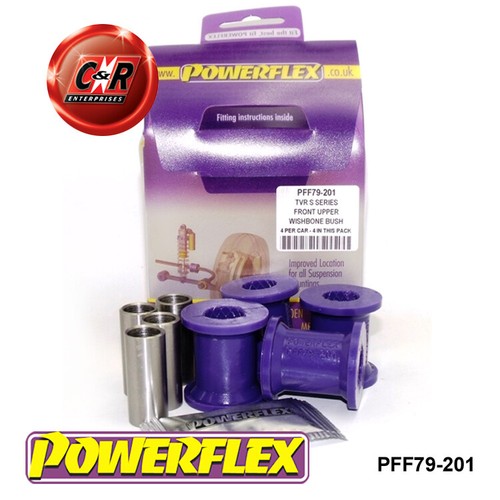 Powerflex black front upper - black,