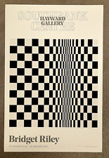 Bridget Riley Movement in Squares Hayward Gallery poster 2019-2020