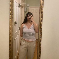 Zara Silver sparkly strap top